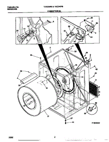 02 - Cabinet / Drum parts for Frigidaire Dryer TDE546RBW2 from AppliancePartsPros.com
