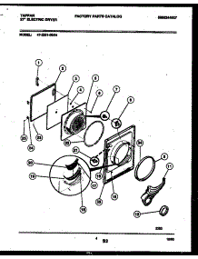03 - Door Parts parts for Frigidaire Dryer 47-2251-00-04 from AppliancePartsPros.com