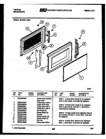 03 - Door Parts parts for Frigidaire Microwave 56-4861-10-01 from AppliancePartsPros.com