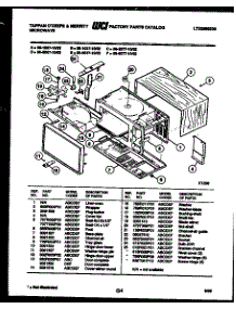 04 - Upper Basic Body Parts parts for Frigidaire Microwave 56-6077-10-02 from AppliancePartsPros.com