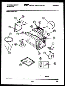 05 - Wrapper And Body Parts parts for Frigidaire Microwave 56-6278-10-16 from AppliancePartsPros.com