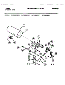 06 - Ignitor parts for Frigidaire Dryer TDG546RBD1 from AppliancePartsPros.com