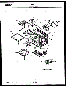 05 - Wrapper And Body Parts parts for Frigidaire Microwave 56-9431-10-06 from AppliancePartsPros.com