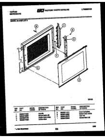 03 - Door Parts parts for Frigidaire Microwave 56-9439-10-02 from AppliancePartsPros.com
