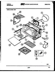 05 - Wrapper And Body Parts parts for Frigidaire Microwave 56-9581-10-01 from AppliancePartsPros.com