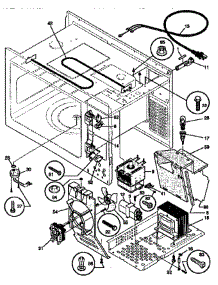 Functional parts for Tappan Microwave SMS139T1B(941354495) from AppliancePartsPros.com