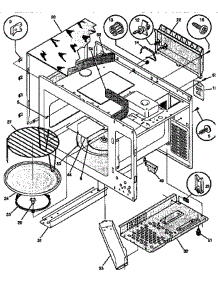 Wrapper / Body parts for Tappan Microwave SMS139T1B(941354495) from AppliancePartsPros.com