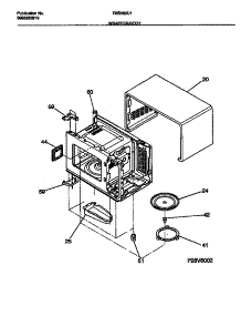 05 - Wrapper / Body parts for Frigidaire Microwave TMS083U1S0 from AppliancePartsPros.com