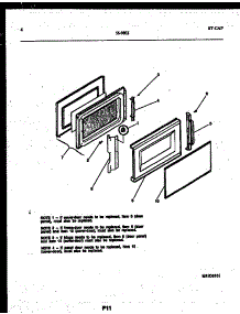 03 - Door Parts parts for Frigidaire Microwave 56-9802-10-02 from AppliancePartsPros.com