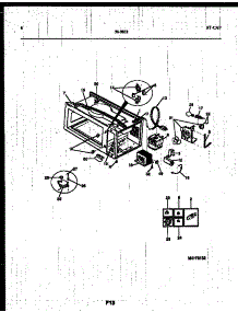 04 - Functional Parts parts for Frigidaire Microwave 56-9802-10-02 from AppliancePartsPros.com