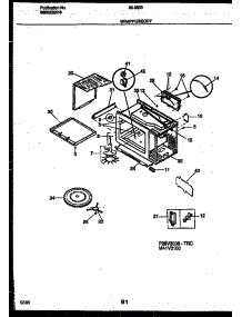 05 - Wrapper And Body Parts parts for Frigidaire Microwave 56-9833-10-02 from AppliancePartsPros.com