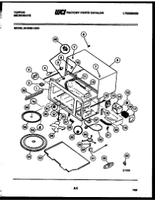 04 - Body Parts parts for Frigidaire Microwave 56-9389-10-01 from AppliancePartsPros.com