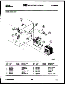 05 - Power Control parts for Frigidaire Microwave 56-9389-10-01 from AppliancePartsPros.com