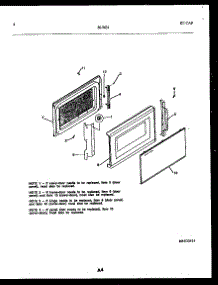 03 - Door Parts parts for Frigidaire Microwave 56-9631-10-02 from AppliancePartsPros.com