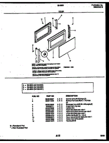 03 - Door Parts parts for Frigidaire Microwave 56-9833-10-03 from AppliancePartsPros.com