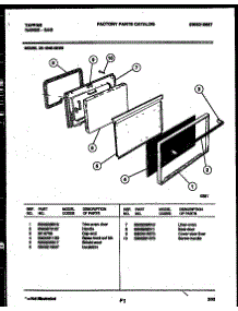 05 - Door Parts parts for Frigidaire Range 30-1049-00-06 from AppliancePartsPros.com