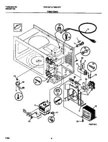 04 - Functional parts for Frigidaire Microwave TMS107T1B1 from AppliancePartsPros.com