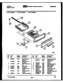 04 - Broiler Drawer Parts parts for Frigidaire Range 30-1149-23-04 from AppliancePartsPros.com