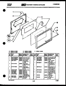 05 - Door Parts parts for Frigidaire Range 12-1263-66-01 from AppliancePartsPros.com