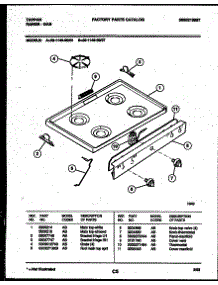 03 - Cooktop Parts parts for Frigidaire Range 30-1149-00-07 from AppliancePartsPros.com