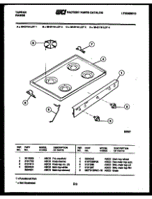 03 - Cooktop Parts parts for Frigidaire Range 30-2118-00-04 from AppliancePartsPros.com