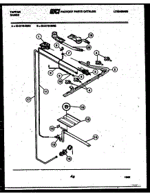 06 - Burner, Manifold And Gas Control parts for Frigidaire Range 30-2119-66-02 from AppliancePartsPros.com