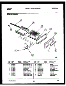 05 - Broiler Drawer Parts parts for Frigidaire Range 30-2132-00-01 from AppliancePartsPros.com