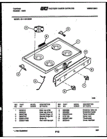 03 - Cooktop Parts parts for Frigidaire Range 30-1149-23-05 from AppliancePartsPros.com
