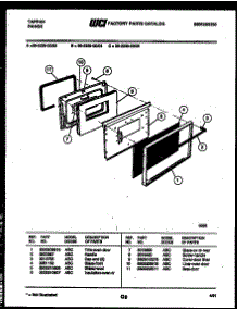 05 - Door Parts parts for Frigidaire Range 30-2239-00-04 from AppliancePartsPros.com