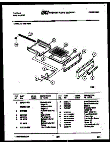 04 - Broiler Drawer Parts parts for Frigidaire Range 30-2241-00-01 from AppliancePartsPros.com