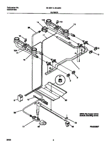 03 - Burner parts for Frigidaire Range 30-2241-00-08 from AppliancePartsPros.com
