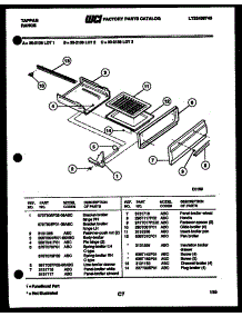 05 - Broiler Drawer Parts parts for Frigidaire Range 30-2138-66-03 from AppliancePartsPros.com