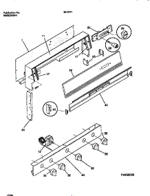 02 - Backguard parts for Frigidaire Range 30-2241-23-06 from AppliancePartsPros.com