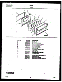 06 - Door Parts parts for Frigidaire Range 30-2262-23-02 from AppliancePartsPros.com