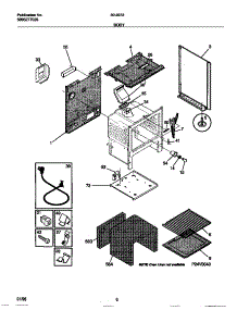 04 - Body parts for Frigidaire Range 30-2272-23-05 from AppliancePartsPros.com