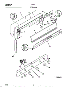 02 - Backguard parts for Frigidaire Range 30-2272-23-06 from AppliancePartsPros.com
