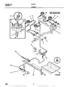03 - Burner parts for Frigidaire Range 30-2272-23-06 from AppliancePartsPros.com