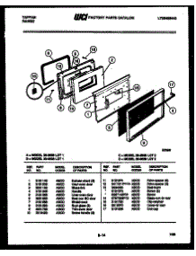 06 - Door Parts parts for Frigidaire Range 30-2538-23-01 from AppliancePartsPros.com