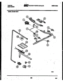 06 - Burner, Manifold And Gas Control parts for Frigidaire Range 30-2251-00-01 from AppliancePartsPros.com