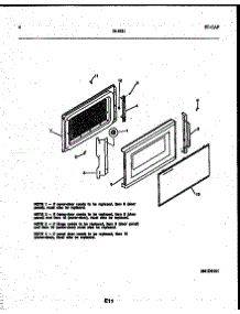 03 - Door Parts parts for Frigidaire Microwave 56-9431-10-03 from AppliancePartsPros.com