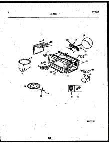 05 - Wrapper And Body Parts parts for Frigidaire Microwave 56-9502-10-02 from AppliancePartsPros.com