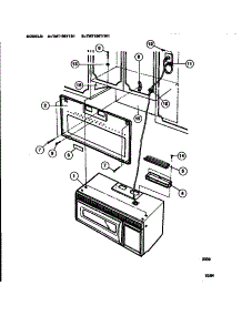 02 - Installation parts for Frigidaire Microwave TMT106T1W1 from AppliancePartsPros.com