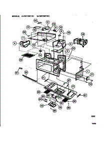 04 - Functional parts for Frigidaire Microwave TMT106T1W1 from AppliancePartsPros.com