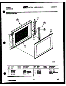 03 - Door Parts parts for Frigidaire Microwave 56-9139-10-01 from AppliancePartsPros.com