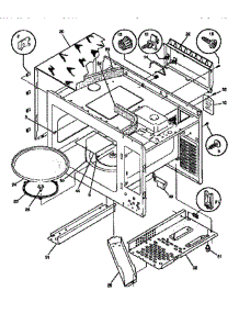 Wrapper  /  Body parts for Tappan Microwave SMS138T1B(941354496) from AppliancePartsPros.com