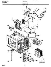 04 - Functional parts for Frigidaire Microwave TMT114U1B0 from AppliancePartsPros.com