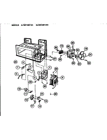 06 - Controls parts for Frigidaire Microwave TMT106T1W1 from AppliancePartsPros.com