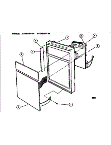 08 - Control Panel parts for Frigidaire Microwave TMT106T1W1 from AppliancePartsPros.com
