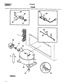 04 - System parts for Frigidaire Freezer TFC07M4CW0 from AppliancePartsPros.com
