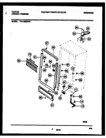 03 - Cabinet Parts parts for Frigidaire Freezer TFU14M5AW0 from AppliancePartsPros.com